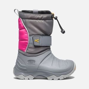 Keen little girls grey pink snow boots waterproof 9